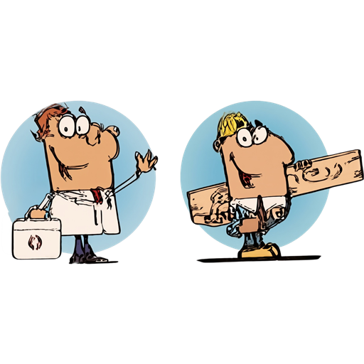 Dr. Tile & Mr. Wood Favicon