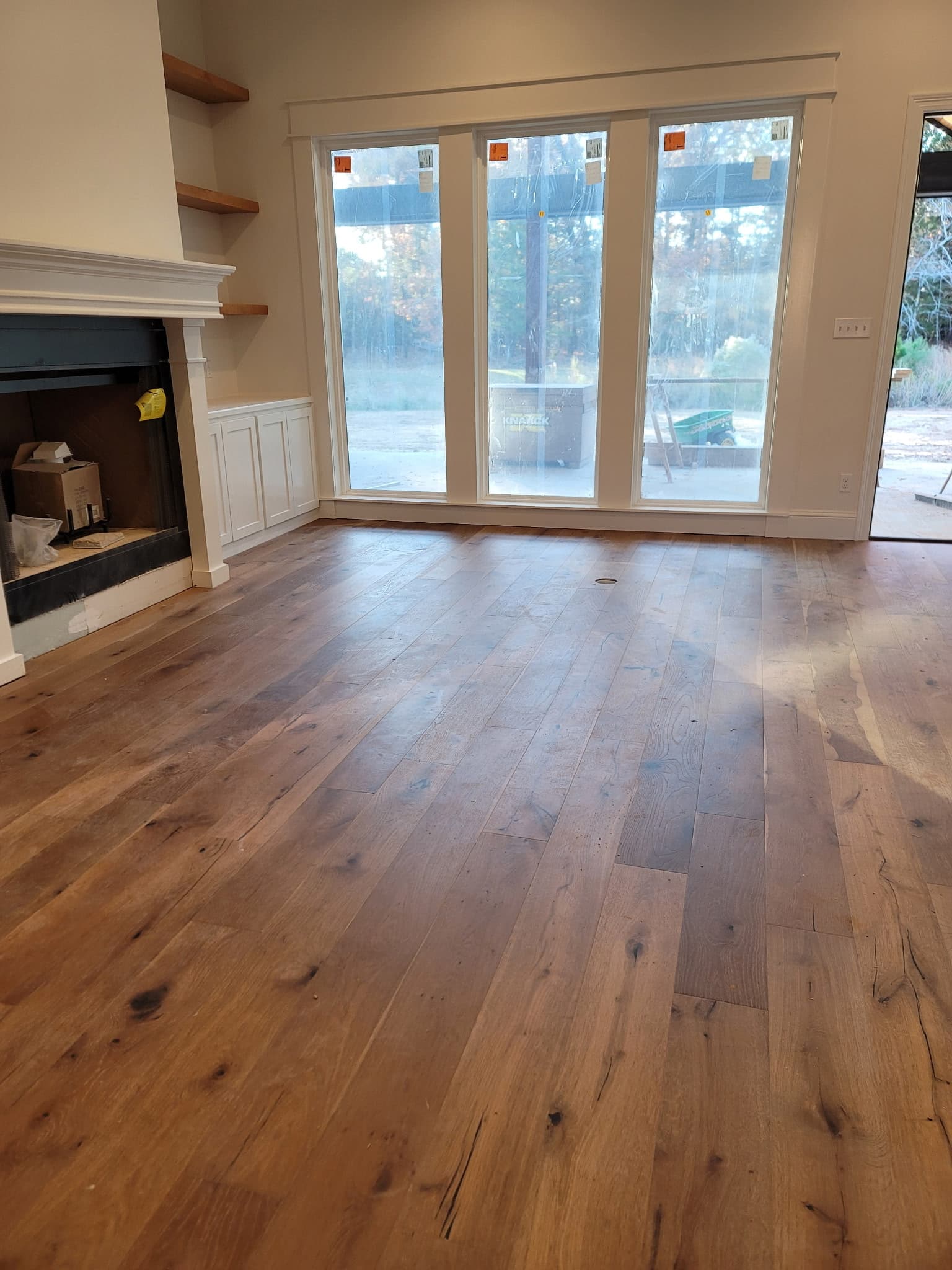 Premium flooring installation showcase - hardwood, tile, and luxury vinyl options