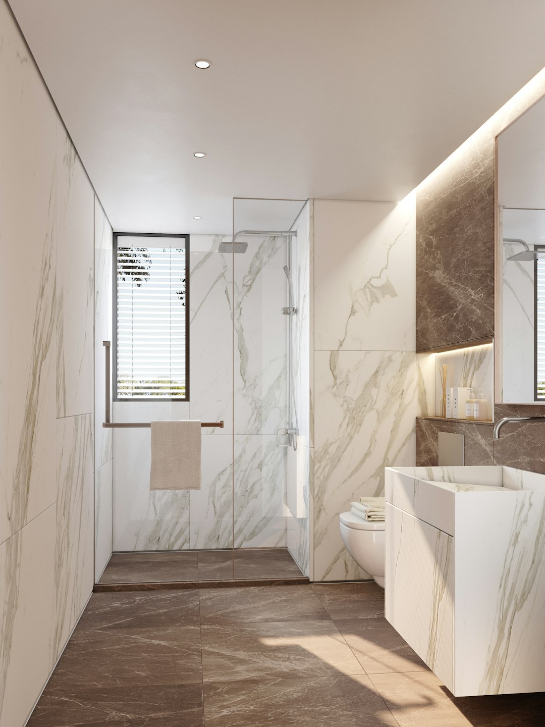 Luxury tile bathroom installation